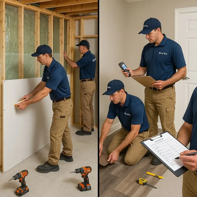 Repairs and Reconstruction process in Perry, NY